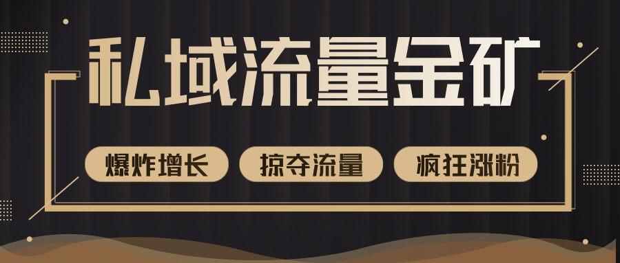 价值2200元私域流量的金矿，循环获取各大媒体精准流量，无限复制网红的精准流量！-聚富社