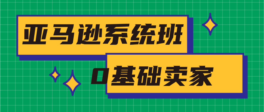 亚马逊系统班，专为0基础卖家量身打造，亚马逊运营流程与架构-聚富社