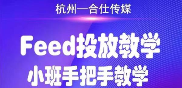 合仕传媒Feed投放教学,手把手教学,开车烧钱必须自己会-聚富社