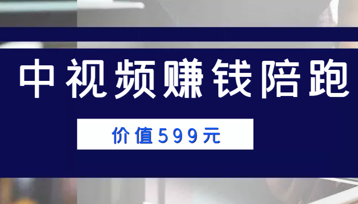 中视频赚钱陪跑,卖中视频账户赚钱收益陪跑项目(价值599元)-聚富社