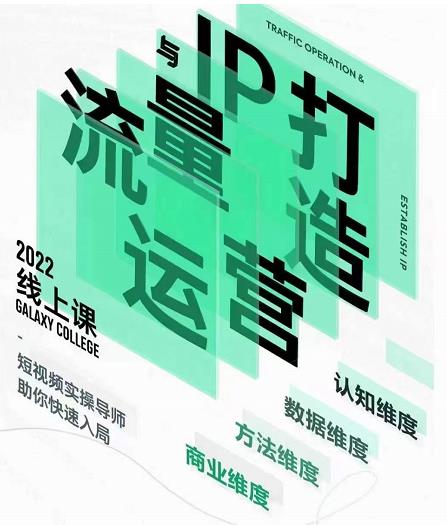 大蓝流量运营&个人ip打造课,短视频带货/爆款文案/流量运营/直播入门/镜头变现/流量商业-聚富社