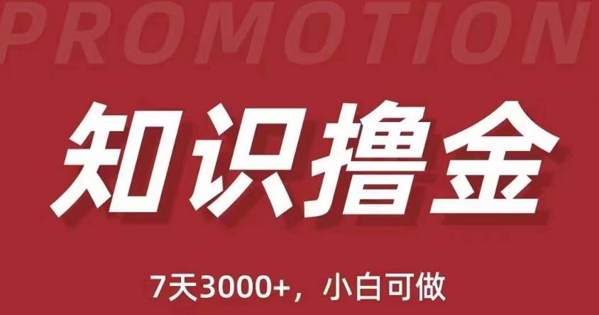 抖音知识撸金项目：简单粗暴日入1000+执行力强当天见收益(教程+资料)-聚富社