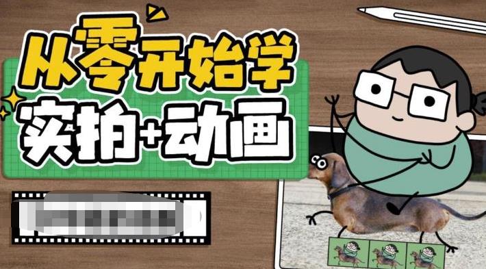 从零开始学实拍加动画,实拍加动画创意教程-聚富社