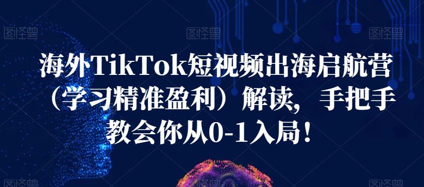 海外TikTok短视频出海启航营(学习精准盈利)解读,手把手教会你从0-1入局!-聚富社