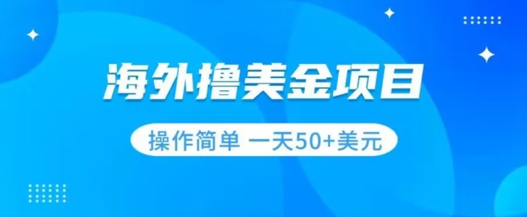 撸美金项目无门槛操作简单小白一天50+美刀-聚富社