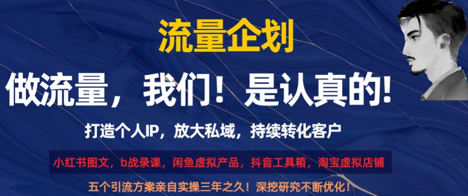 流量企划,打造个人IP,放大私域,持续转化客户【揭秘】-聚富社