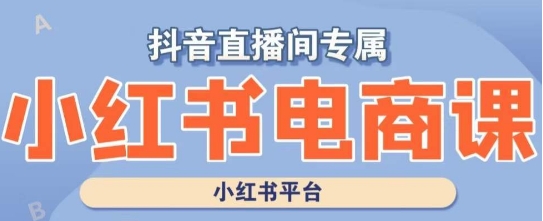 小红书电商高级运营课程,实操教学+案例分析-聚富社
