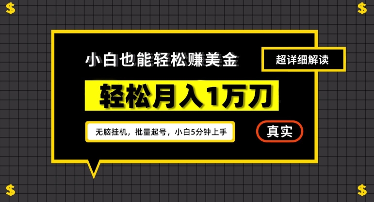 谷歌看广告撸美金2.0,无脑挂机,多号操作,月入1万刀【揭秘】-聚富社