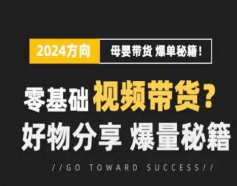 短视频母婴赛道实操流量训练营,零基础视频带货,好物分享,爆量秘籍-聚富社