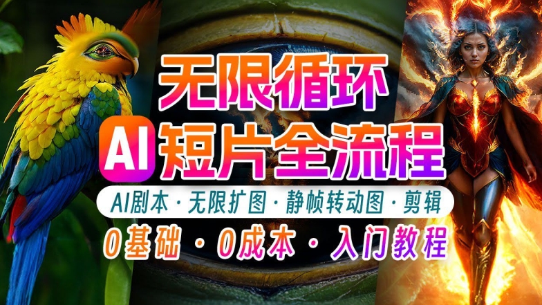 AI剪辑无限循环画面:新手轻松月入上万的秘技【揭秘】-聚富社