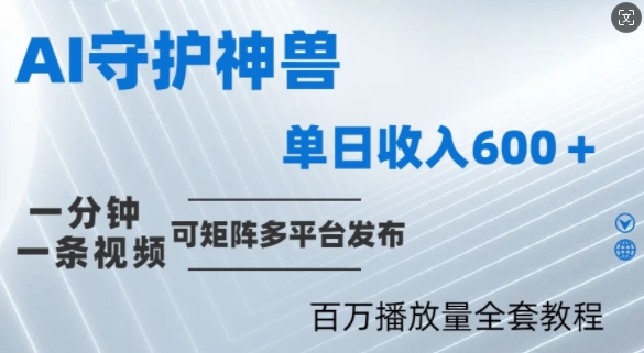 制作各省守护神,100多W播放量的视频只需要1分钟就能完成【揭秘】-聚富社