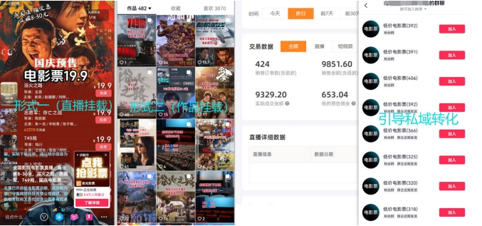 电影票小程序挂载_蹭新电影热度+后续流量延伸【揭秘】-聚富社