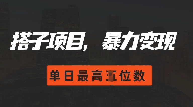 2024搭子玩法,0门槛,暴力变现,单日最高破四位数【揭秘】-聚富社