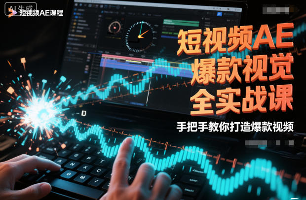 短视频AE爆款视觉全实战课，手把手教你打造爆款视频-聚富社