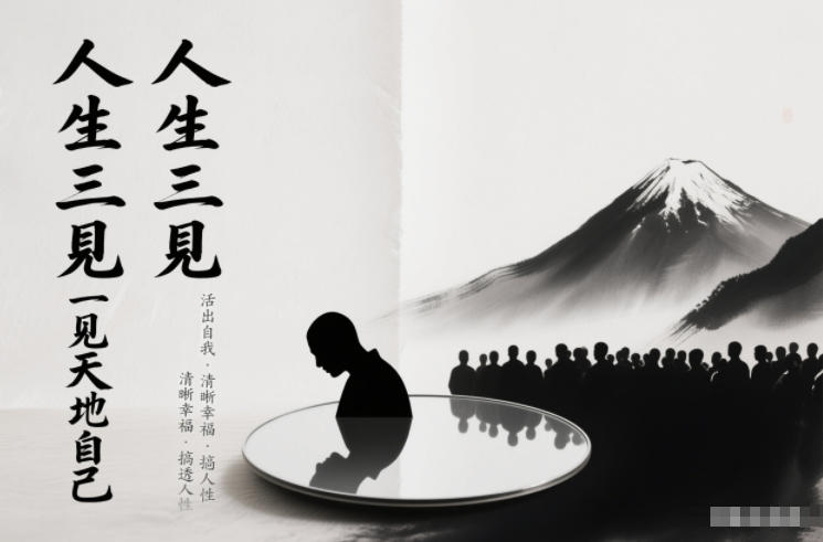 人生三见一见天地见众生见自己，活出自我拥有清晰幸福人生，搞透人性-聚富社