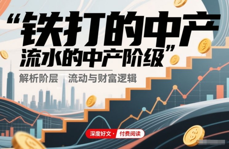 付费文章：铁打的中产，流水的中产阶级-聚富社