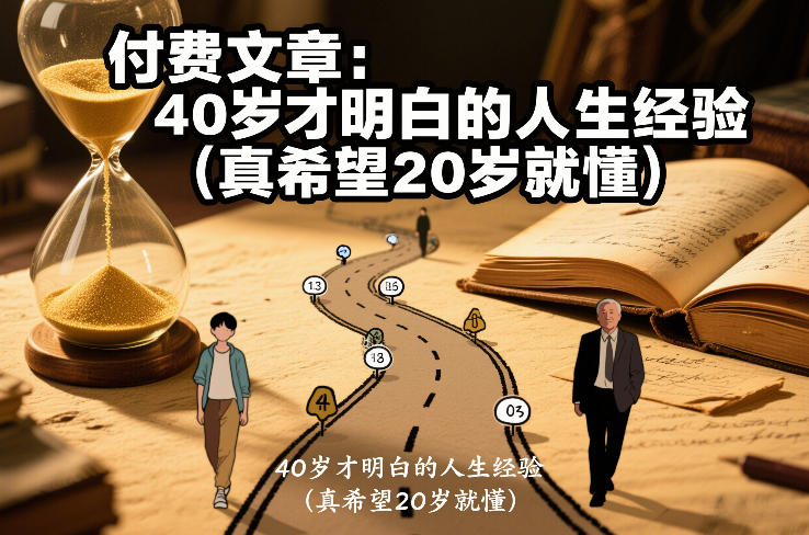 付费文章：40岁才明白的人生经验（真希望20岁就懂）-聚富社