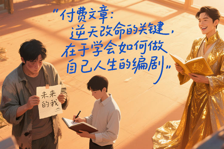 付费文章：逆天改命的关键，在于学会如何做自己人生的编剧-聚富社