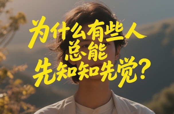 付费文章：为什么有些人总能先知先觉？-聚富社