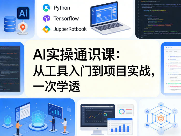 AI实操通识课，从工具入门到项目实战，一次学透-聚富社