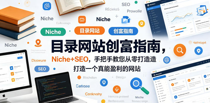 目录网站创富指南，Niche+SEO，手把手教您从零打造打造一个真能盈利的网站【原创双语字幕】-聚富社
