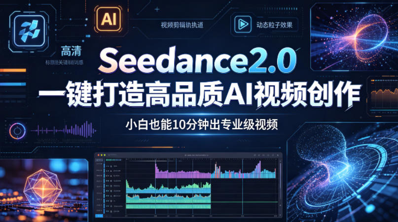 Seedance2.0一键打造高品质AI视频创作，小白也能10分钟出专业级视频-聚富社