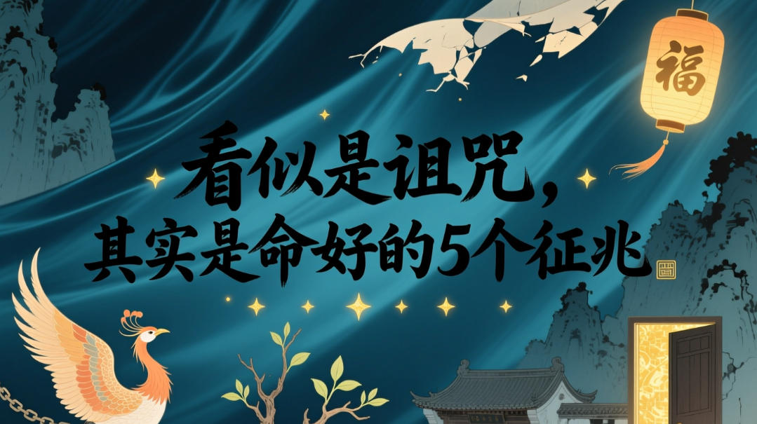 付费文章：看似是诅咒，其实是命好的5个征兆-聚富社