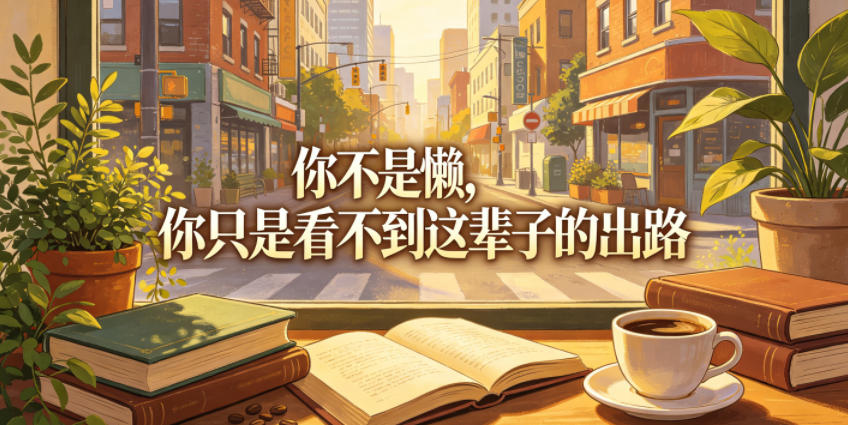 付费文章：你不是懒，你只是看不到这辈子的出路-聚富社