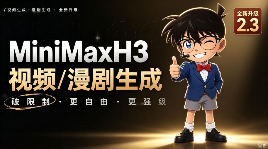 【MiniMaxH3一键懒人整合包】AI视频/漫剧生成工具，支持30_40_50显卡，ComfyUI整合包安装部署！最低8g显存也能跑！-聚富社