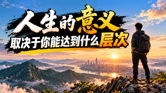 某公众号付费文章：人生的意义，取决于你能达到什么层次-聚富社