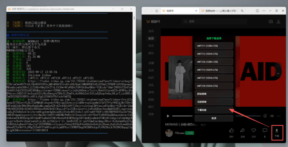 Github热门工具，视频号下载神器又来了！一键注入下载按钮，轻松下载，使用便捷wx_channel-聚富社