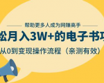 狂赚计划:轻松月入3W+的电子书项目,从0到变现操作流程,亲测有效-聚富社
