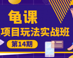 龟课·闲鱼项目玩法实战班第14期,批量细节玩法,一个月收益几万-聚富社