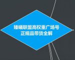 臻曦联盟抖音高权重广场号无人直播正规品带货全解-聚富社