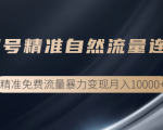 垂直起号精准自然流量连爆玩法,精准引流暴力变现月入10000+-聚富社