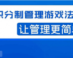 宅男·积分制管理游戏法则,让你从0到1,从1到N+,玩转积分制管理-聚富社