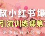 狼叔小红书爆款推广引流训练课第12期，手把手带你玩转小红书-聚富社