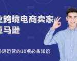 职业跨境电商卖家聊亚马逊:亚马逊运营的10项必备知识,12堂课让你看懂亚马逊运营-聚富社