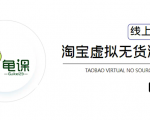 龟课·淘宝虚拟无货源电商5期，全程直播 现场实操，一步步教你轻松实现躺赚-聚富社