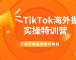 TikTok海外掘金实操特训营:手把手教运营变现赚钱-聚富社