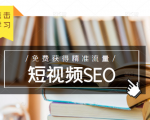 未来新趋势,布局短视频SEO,如何利用抖音SEO免费获得精准流量(3节课)-聚富社