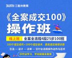 《全案成交100》全案全流程4段25步100招,操作班-聚富社