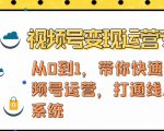 视频号变现运营,视频号+社群+直播,铁三角打通视频号变现系统-聚富社