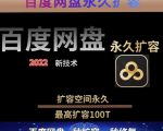百度网盘无限扩容技术，外面卖399的，无论自己用还是用做引流都可以-聚富社