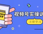 微信视频号实操训练营:视频号起号运营纯干货玩法!-聚富社