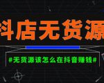 启哥抖店无货源店群陪跑计划,一个人在家就能做的副业,月入10000+-聚富社