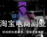 蓝Sir派·淘宝短视频快速起店,替代传统搜索方式,学会做一个不一样的淘宝店-聚富社