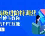 PPT高级进阶特训营:百万粉丝博主教你进阶你的PPT技能(98节课程+PPT素材包)-聚富社