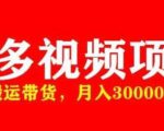 多多带货视频快速50爆款拿带货资格,搬运带货,月入30000【全套脚本+详细玩法】-聚富社