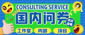 最新工作室内部国内问卷调查项目,单号轻松日入30+多号多撸【详细玩法教程】-聚富社